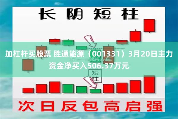 加杠杆买股票 胜通能源（001331）3月20日主力资金净买入506.37万元