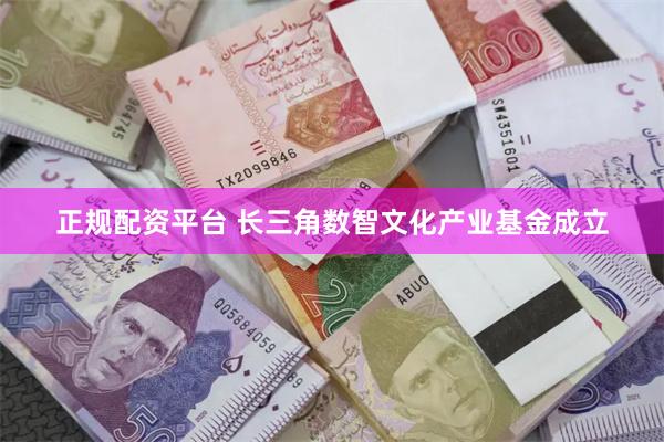 正规配资平台 长三角数智文化产业基金成立