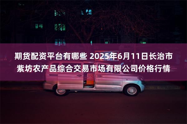 期货配资平台有哪些 2025年6月11日长治市紫坊农产品综合交易市场有限公司价格行情